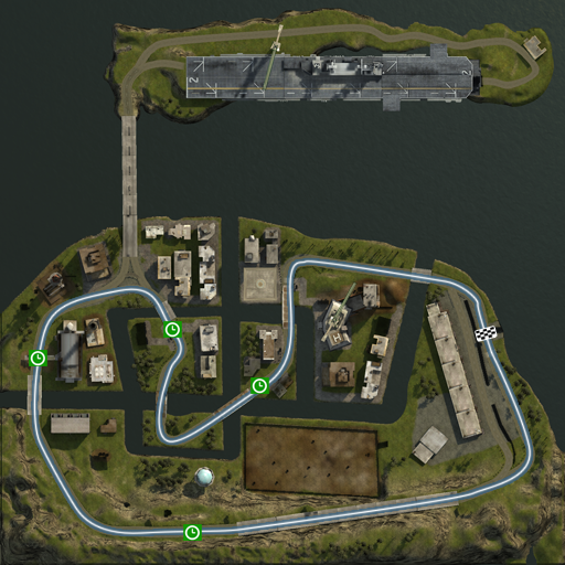 Seaside 2006 Classic checkpoint map