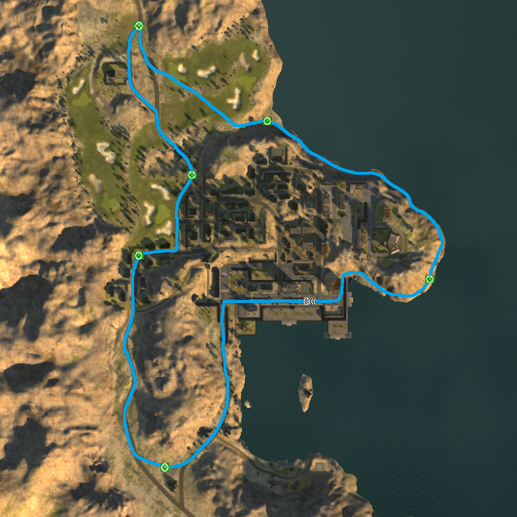 Sharqi_Peninsula International checkpoint map
