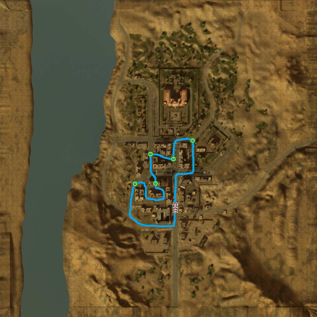Warlord  checkpoint map